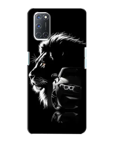 Чохол для OPPO A72 з картинкою «BMW та лев»