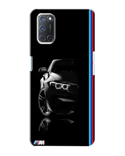 Чохол для OPPO A72 з картинкою «Силует BMW в темряві»