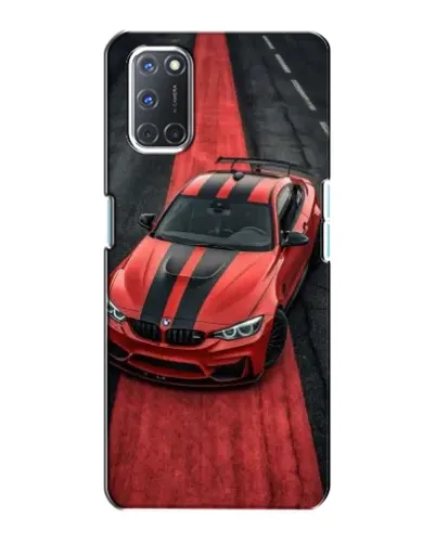 Чохол для OPPO A72 з картинкою «BMW на червоній доріжці»