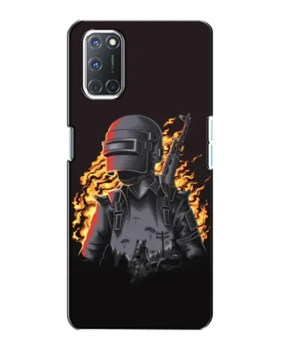 Чохол для OPPO A72 з картинкою «PUBG — вогняний силует» Чохол для OPPO A72 з картинкою «PUBG — вогняний силует»