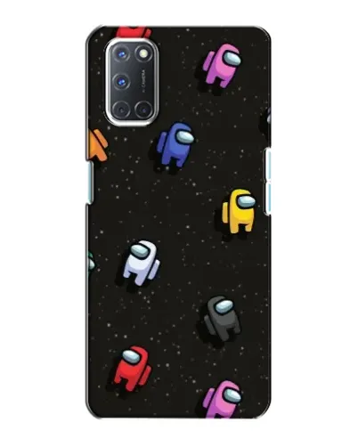 Чохол для OPPO A72 з картинкою «Космічний патерн Among Us»
