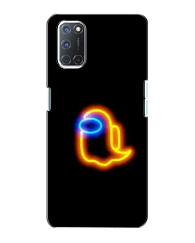 Чохол для OPPO A72 з картинкою «Among Us неонове сяйво»