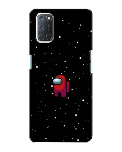 Чохол для OPPO A72 з картинкою «Червоний Among Us»