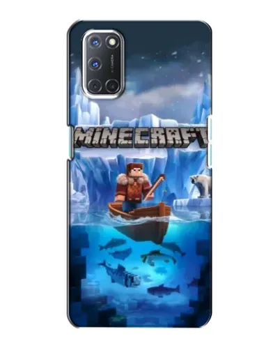 Чохол для OPPO A72 з картинкою «Minecraft льодянийсвіт»
