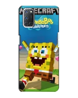 Чохол для OPPO A72 з картинкою «Губка Боб Minecraft» Чохол для OPPO A72 з картинкою «Губка Боб Minecraft»
