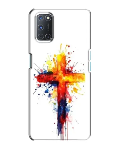 Чохол для OPPO A72 з картинкою «Акварельний хрест» Чохол для OPPO A72 з картинкою «Акварельний хрест»