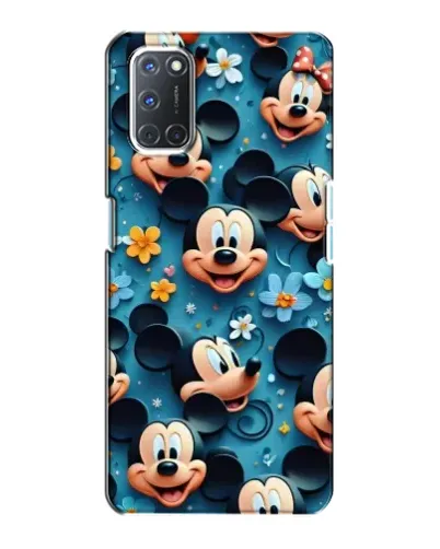 Чохол для OPPO A72 з картинкою «Паттерн Міккі та Мінні»