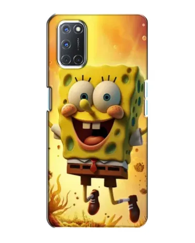 Чохол для OPPO A72 з картинкою «Губка Боб стрибає»