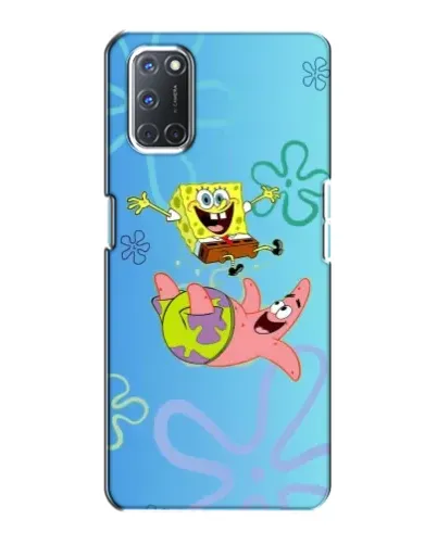 Чохол для OPPO A72 з картинкою «Спанч Боб та Патрік»