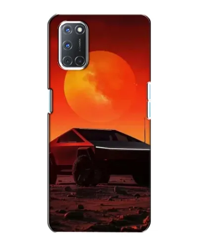 Чохол для OPPO A72 з картинкою «Cybertruck на Марсі»