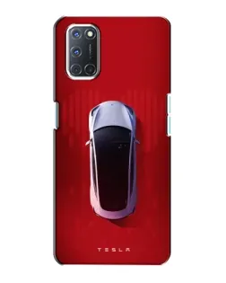 Чохол для OPPO A72 з картинкою «Tesla Top View»