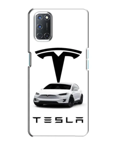 Чохол для OPPO A72 з картинкою «Tesla White Style»
