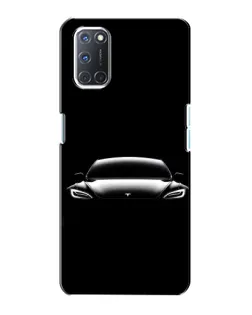 Чохол для OPPO A72 з картинкою «Фари Tesla Night»