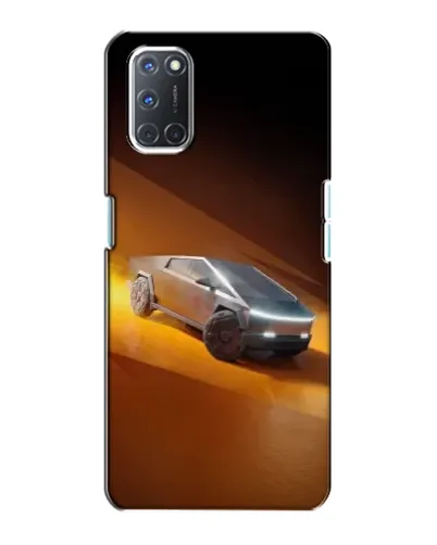 Чохол для OPPO A72 з картинкою «Cybertruck у пустелі»