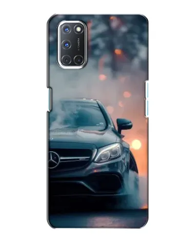 Чохол для OPPO A72 з картинкою «Mercedes — нічне місто»