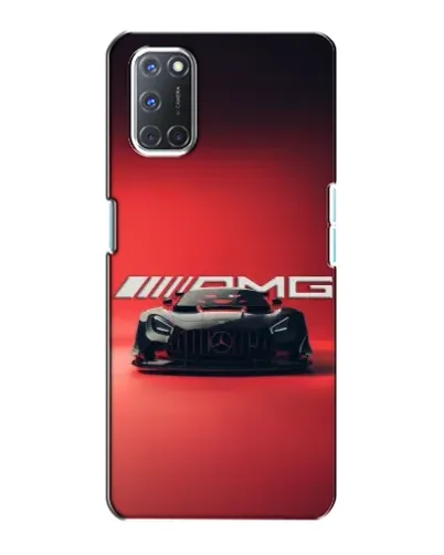 Чохол для OPPO A72 з картинкою «Mercedes AMG — червона лінія»