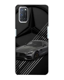 Чохол для OPPO A72 з картинкою «Mercedes AMG — графіка»