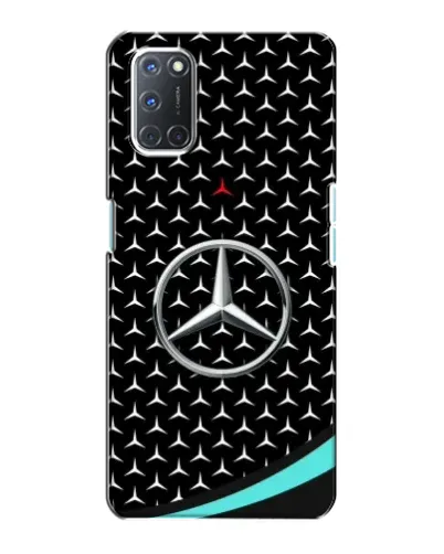 Чохол для OPPO A72 з картинкою «Mercedes — бірюзовий акцент»