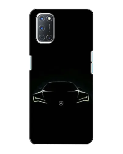 Чехол для OPPO A72 с картинкой «Mercedes — силуэт авто» Чехол для OPPO A72 с картинкой «Mercedes — силуэт авто»