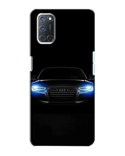 Чохол для OPPO A72 з картинкою «Audi в неоні»