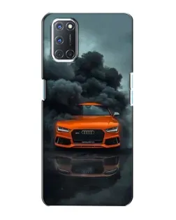 Чохол для OPPO A72 з картинкою «Audi у хмарах диму»