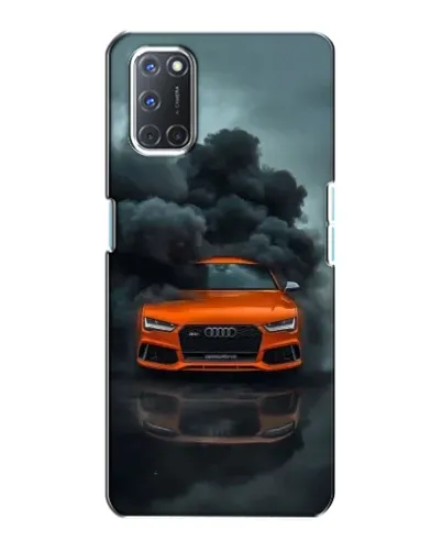 Чохол для OPPO A72 з картинкою «Audi у хмарах диму»