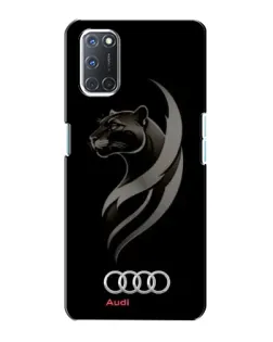 Чохол для OPPO A72 з картинкою «Графіка — пантера та Audi»
