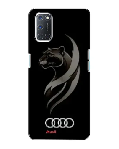 Чохол для OPPO A72 з картинкою «Графіка — пантера та Audi»