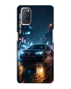 Чохол для OPPO A72 з картинкою «Нічне місто та Audi»