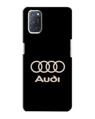 Чохол для OPPO A72 з картинкою «Audi — золотий логотип»