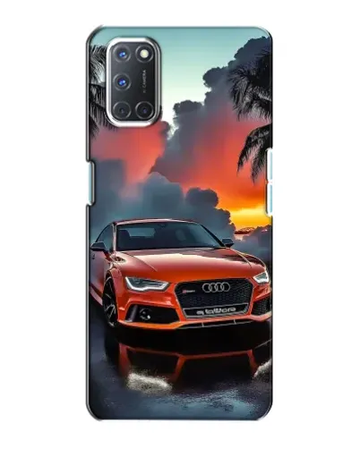 Чохол для OPPO A72 з картинкою «Audi — захід сонця»