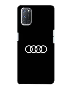 Чохол для OPPO A72 з картинкою «Audi White Logo»