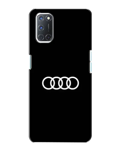 Чохол для OPPO A72 з картинкою «Audi White Logo»