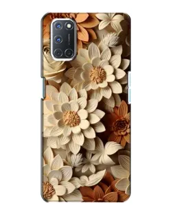 Чохол для OPPO A72 з картинкою «Бежевий флористичний декор» Чохол для OPPO A72 з картинкою «Бежевий флористичний декор»