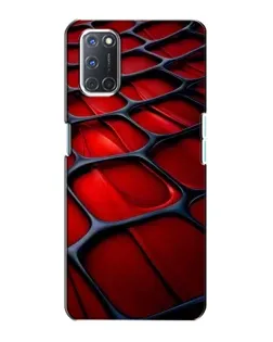 Чохол для OPPO A72 з картинкою «Червона глянцева сітка»