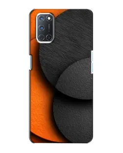 Чохол для OPPO A72 з картинкою «Геометрія помаранчевих кіл»