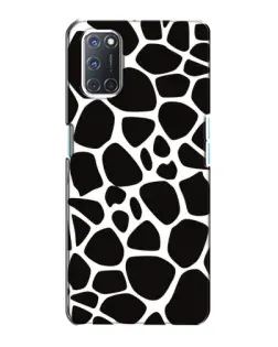 Чохол для OPPO A72 з картинкою «Чорно-білий жираф»