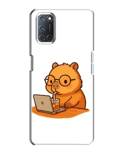 Чохол для OPPO A72 з картинкою «Капібара з ноутбуком» Чохол для OPPO A72 з картинкою «Капібара з ноутбуком»