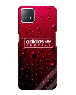 Чехол для OPPO A73 (5G) с картинкой «Adidas Gold Marble»