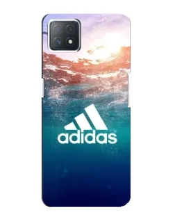 Чехол для OPPO A73 (5G) с картинкой «Океанская глубина адидас»