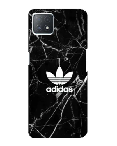 Чехол для OPPO A73 (5G) с картинкой «Белый мрамор Adidas»