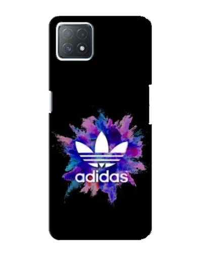 Чехол для OPPO A73 (5G) с картинкой «Взрыв красок Adidas»