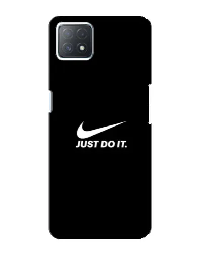 Чехол для OPPO A73 (5G) с картинкой «Минимализм от Nike»