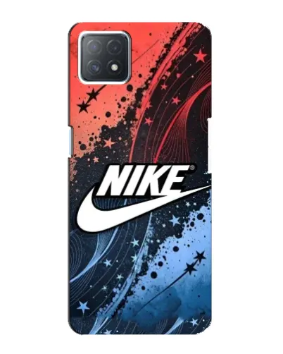Чехол для OPPO A73 (5G) с картинкой «Градиентный принт Найк»