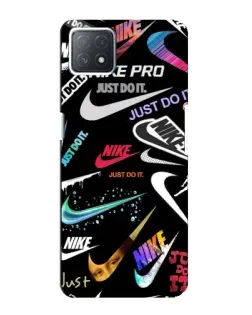 Чехол для OPPO A73 (5G) с картинкой «Nike — роскошь»