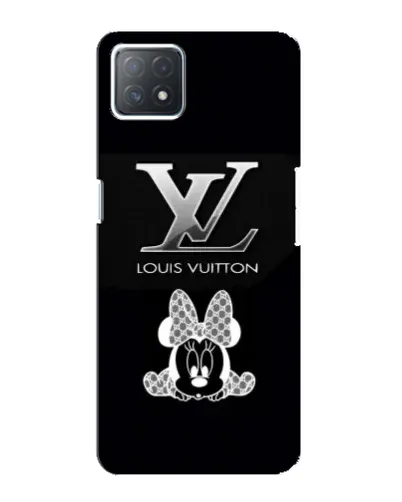 Чехол для OPPO A73 (5G) с картинкой «LV и Минни Маус»