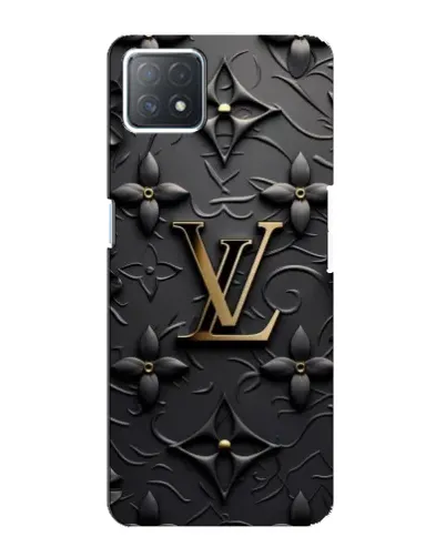 Чехол для OPPO A73 (5G) с картинкой «Кожаная текстура LV»