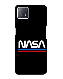 Чехол для OPPO A73 (5G) с картинкой «NASA — классика Red Blue» Чехол для OPPO A73 (5G) с картинкой «NASA — классика Red Blue»
