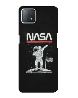 Чехол для OPPO A73 (5G) с картинкой «NASA — шагаем по Луне» Чехол для OPPO A73 (5G) с картинкой «NASA — шагаем по Луне»