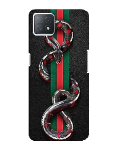 Чехол для OPPO A73 (5G) с картинкой «Gucci — змея на полосе» Чехол для OPPO A73 (5G) с картинкой «Gucci — змея на полосе»